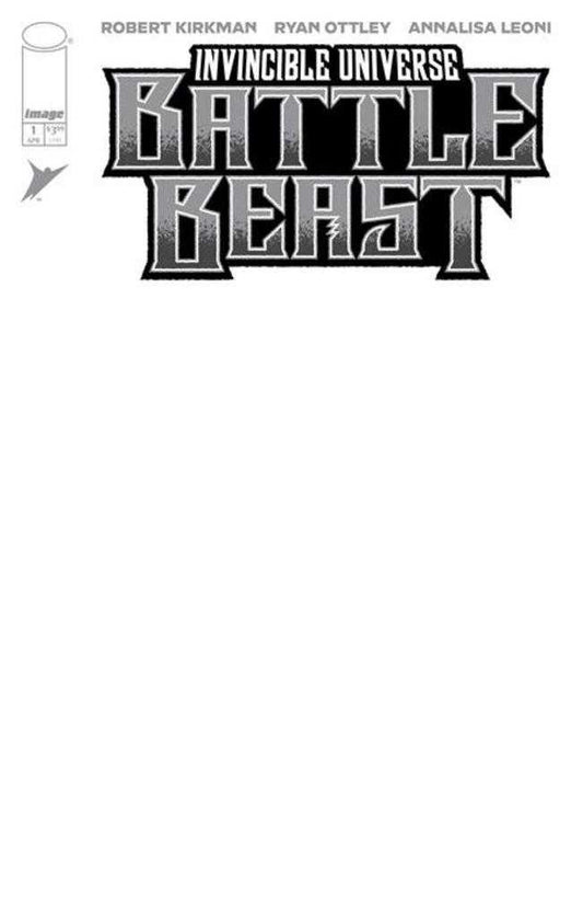Invincible Universe Battle Beast #1 - Cover I Blank Sketch Variant