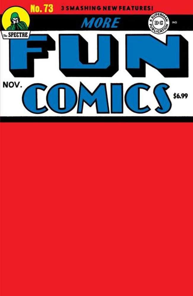 More Fun Comics #73 Facsimile Edition Cover C Blank Variant