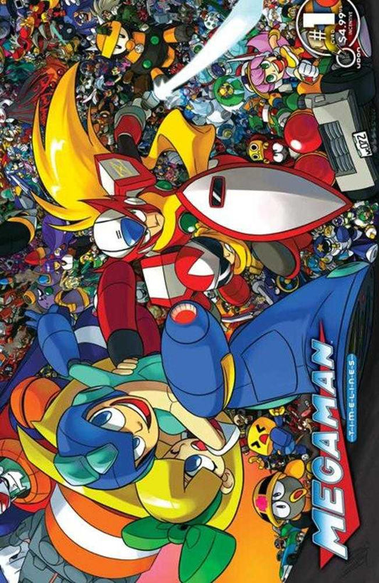 Mega Man Timelines #1 (One Shot) - Cover D Inc 1:5 Andrew Dickman Wraparound Variant