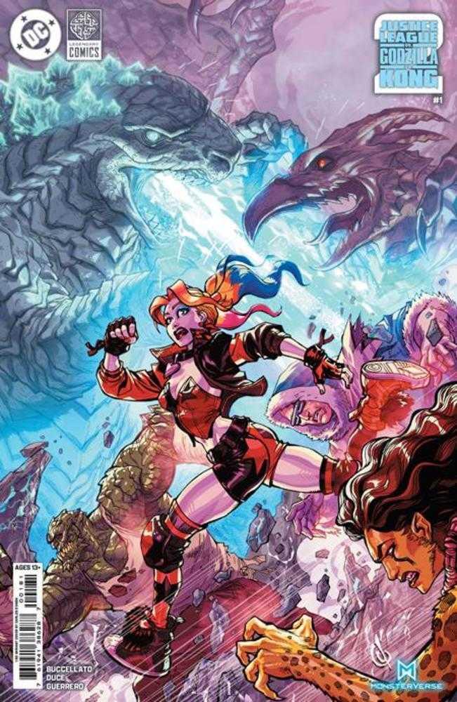 Justice League vs Godzilla vs Kong 2 #1 (Of 7) Cover H 1 in 50 - Carlos Danda Card Stock Variant