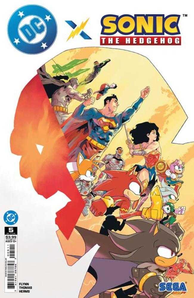 DC X Sonic The Hedgehog #5 of 5 - Cover A Pablo M Collar
