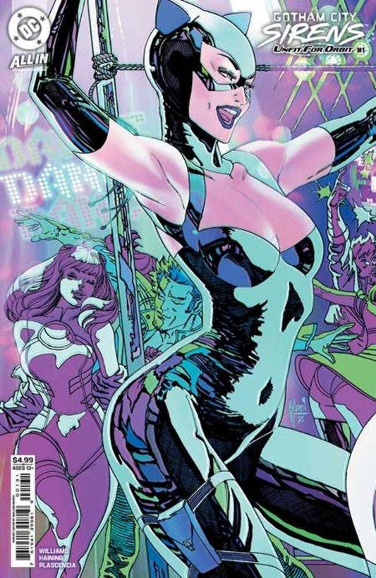 Gotham City Sirens Unfit For Orbit #1 (Of 5) Cover D Guillem March Connecting Card Stock Variant