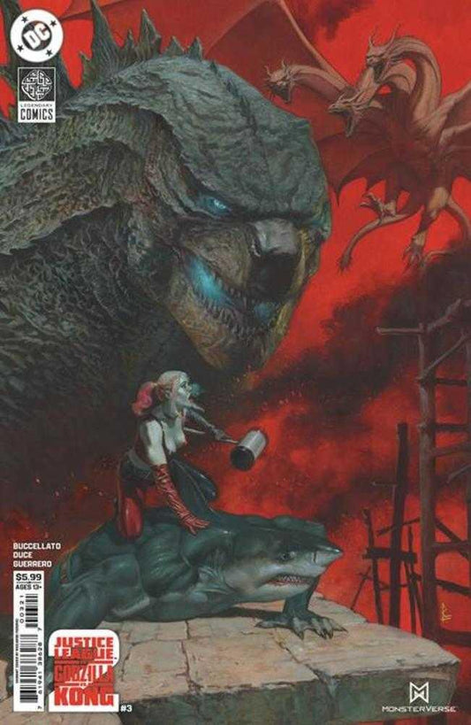 Justice League vs Godzilla vs Kong 2 #3 (Of 7) Cover B Riccardo Federici Card Stock Variant