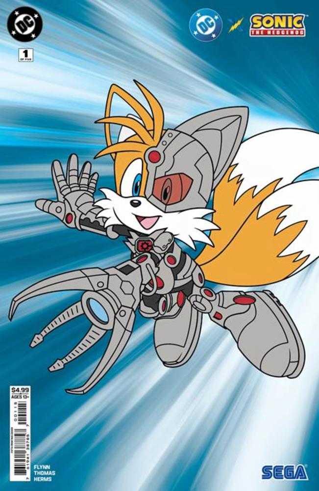 DC X Sonic The Hedgehog #1 of 5 - 5th Print Cyborg Cover