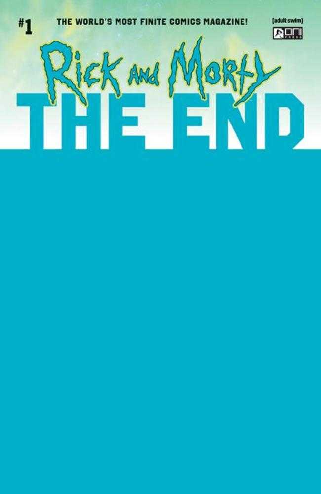 Rick And Morty The End #1 Cover D Blue Sketch Variant