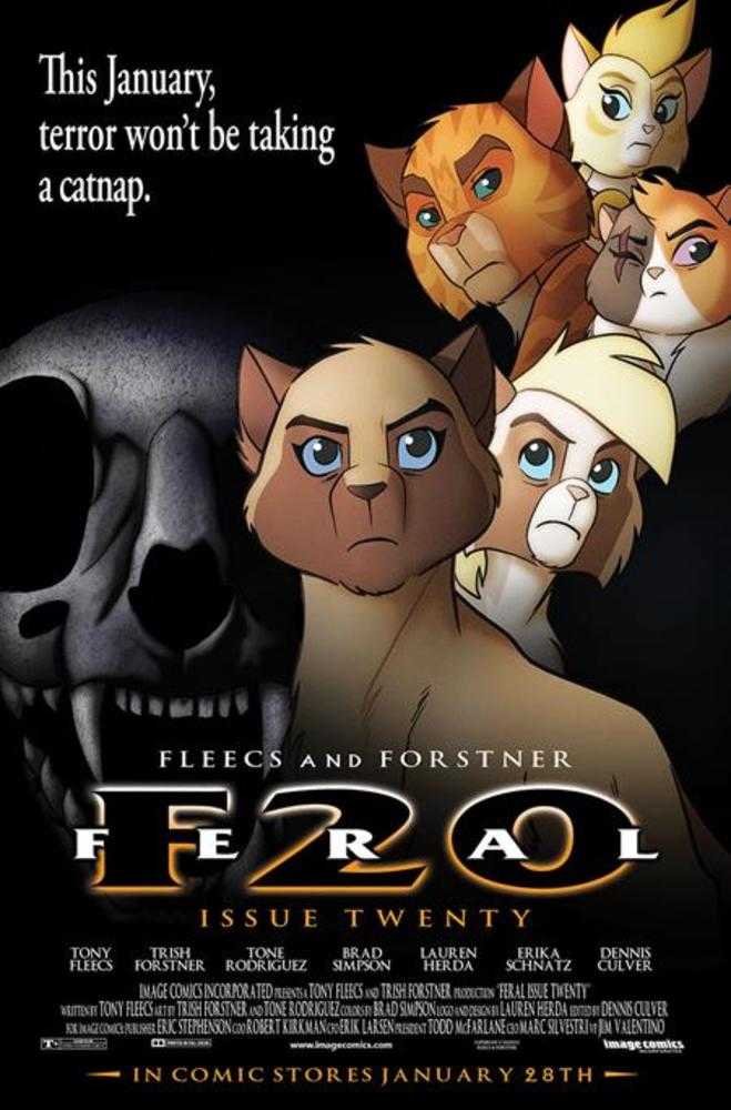 Feral #20 Cover B - Trish Forstner & Allen Passalaqua Variant
