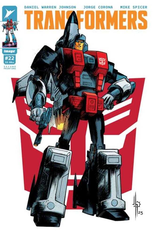 Transformers #22 2nd Printing Cover B Jason Howard Autobot Variant