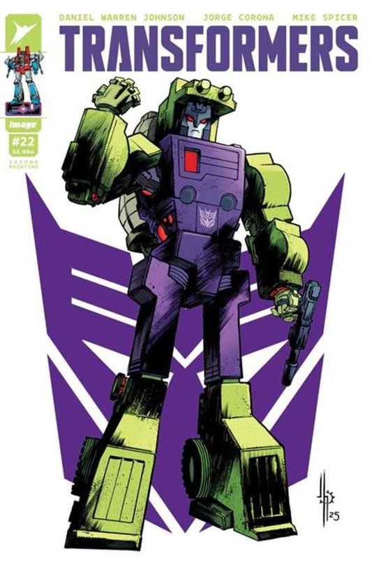 Transformers #22 2nd Printing Cover A Jason Howard Decepticon Cover