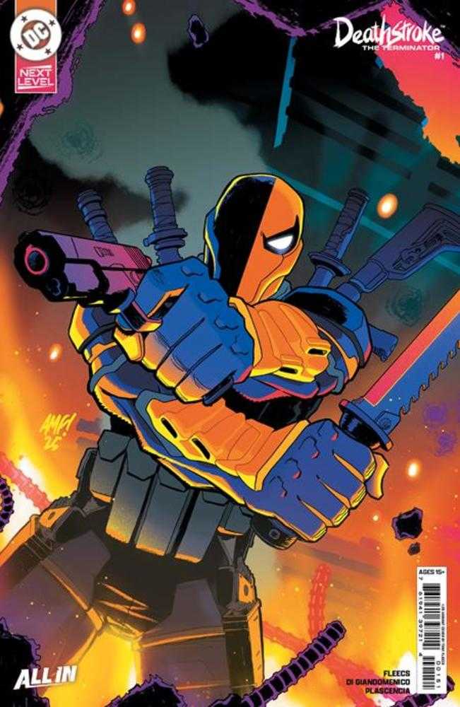 Deathstroke The Terminator #1 Cover G 1 in 25 Tony Fleecs Card Stock Variant