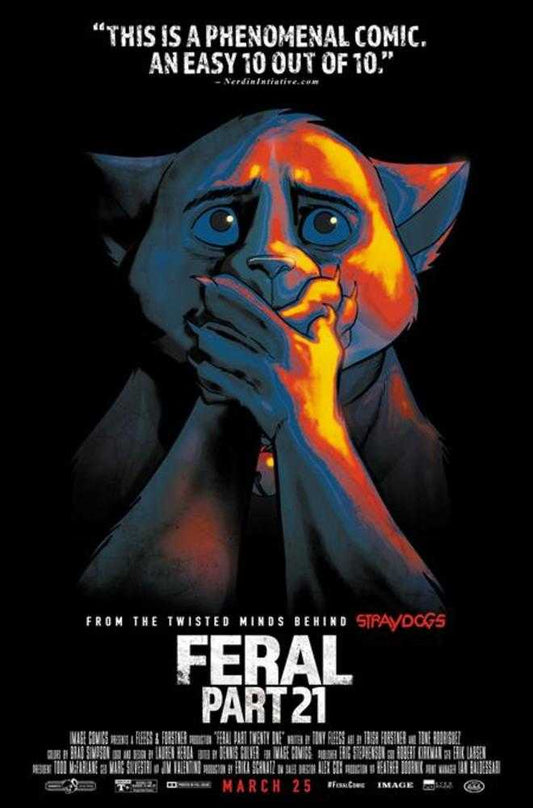 Feral #21 Cover B - Trish Forstner & Allen Passalaqua Variant