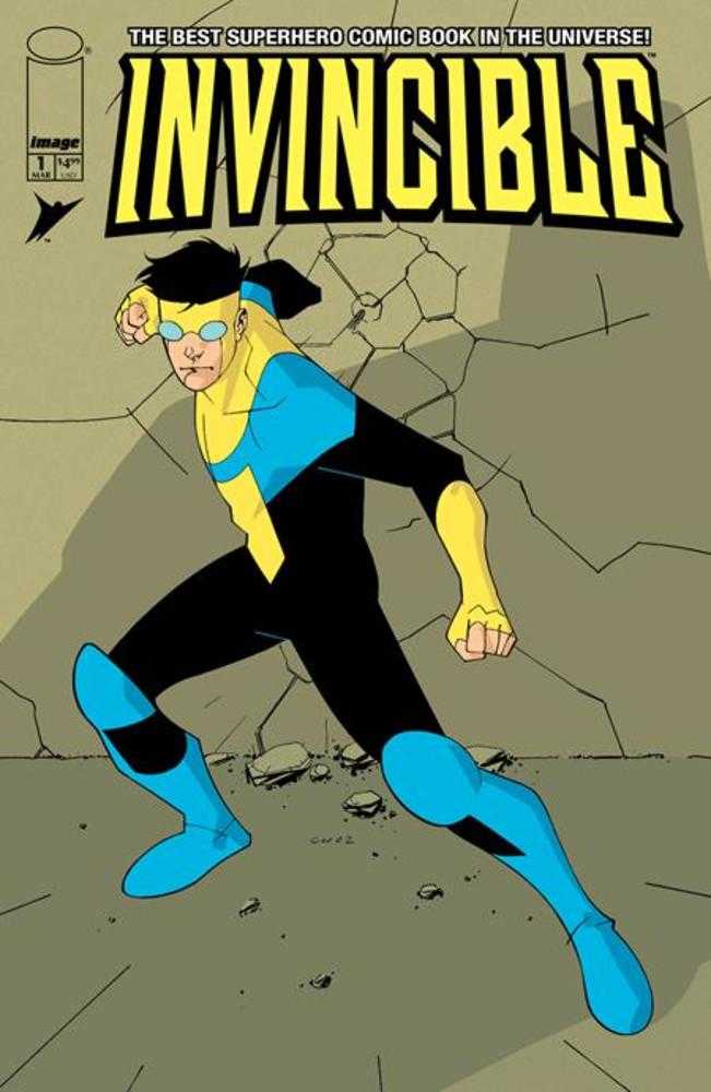 Invincible Foil Edition #1 Reprint Cover A - Cory Walker & Bill Crabtree Foil