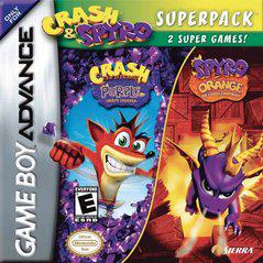 Crash and Spyro Superpack: Purple & Orange - (Game Only) (GameBoy Advance)