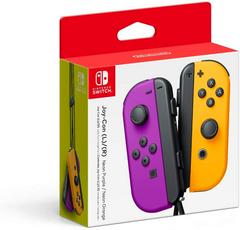 Joy-Con Neon Purple & Neon Orange - (New) (Nintendo Switch)