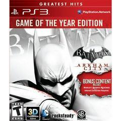 Batman: Arkham City [Game of the Year Greatest Hits] - (Incomplete) (Playstation 3)