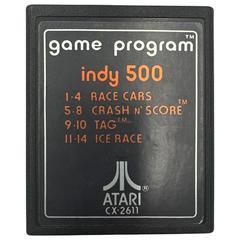 Indy 500 [Orange Text Label] - (Game Only) (Atari 2600)