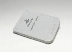PS1 Memory Card [White] - (Pre-Played) (Playstation)