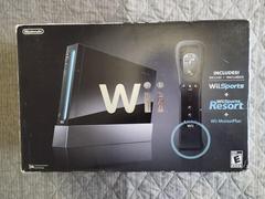 Black Nintendo Wii System [Wii Sports + Wi Sports Resort + Wii MotionPlus] - (Complete) (Wii)