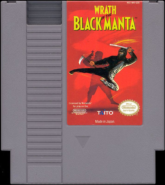 Wrath of the Black Manta - (Game Only) (NES)