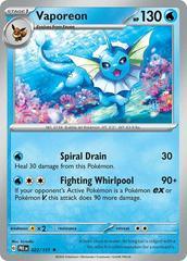 Vaporeon 22 - NM