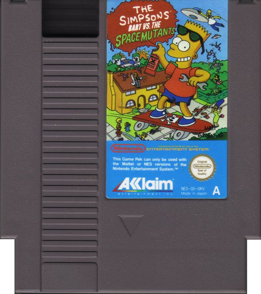 The Simpsons Bart vs the Space Mutants - (Game Only) (NES)