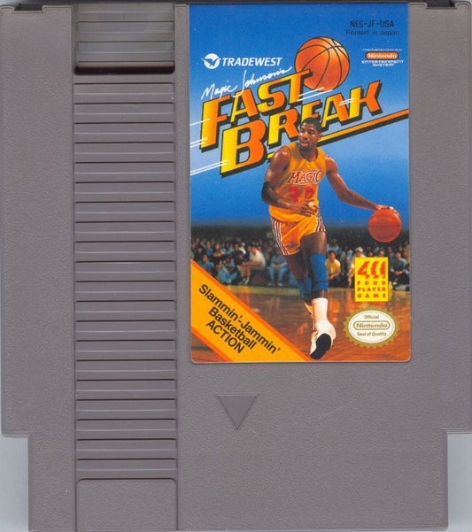 Magic Johnson's Fast Break - (Game Only) (NES)