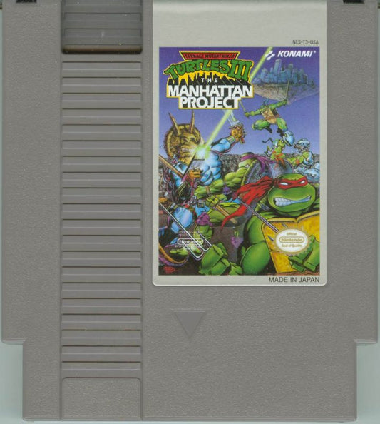 Teenage Mutant Ninja Turtles III The Manhattan Project - (Game Only) (NES)