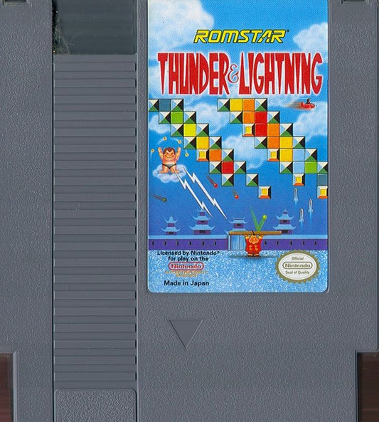 Thunder and Lightning - (Game Only) (NES)