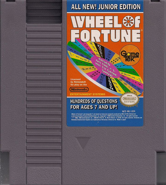 Wheel of Fortune Junior Edition - (Game Only) (NES)