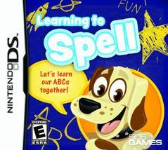 Learning to Spell - (Cosmetically Flawed Complete in Box) (Nintendo DS)