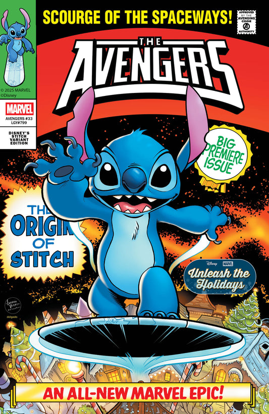 Avengers #33 - Luciano Vecchio Stitch Holidays Variant
