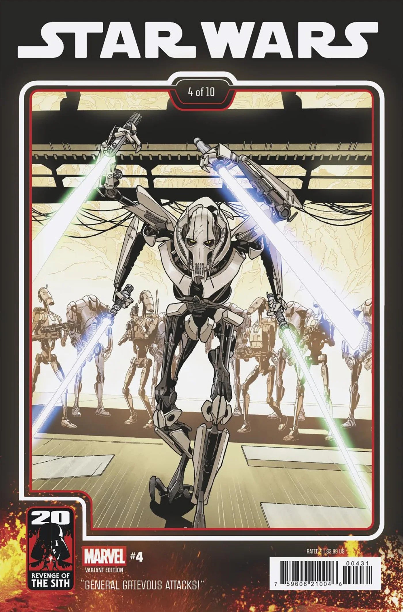 Star Wars #4 - Chris Sprouse Revenge Of The Sith 20th Anniversary Variant