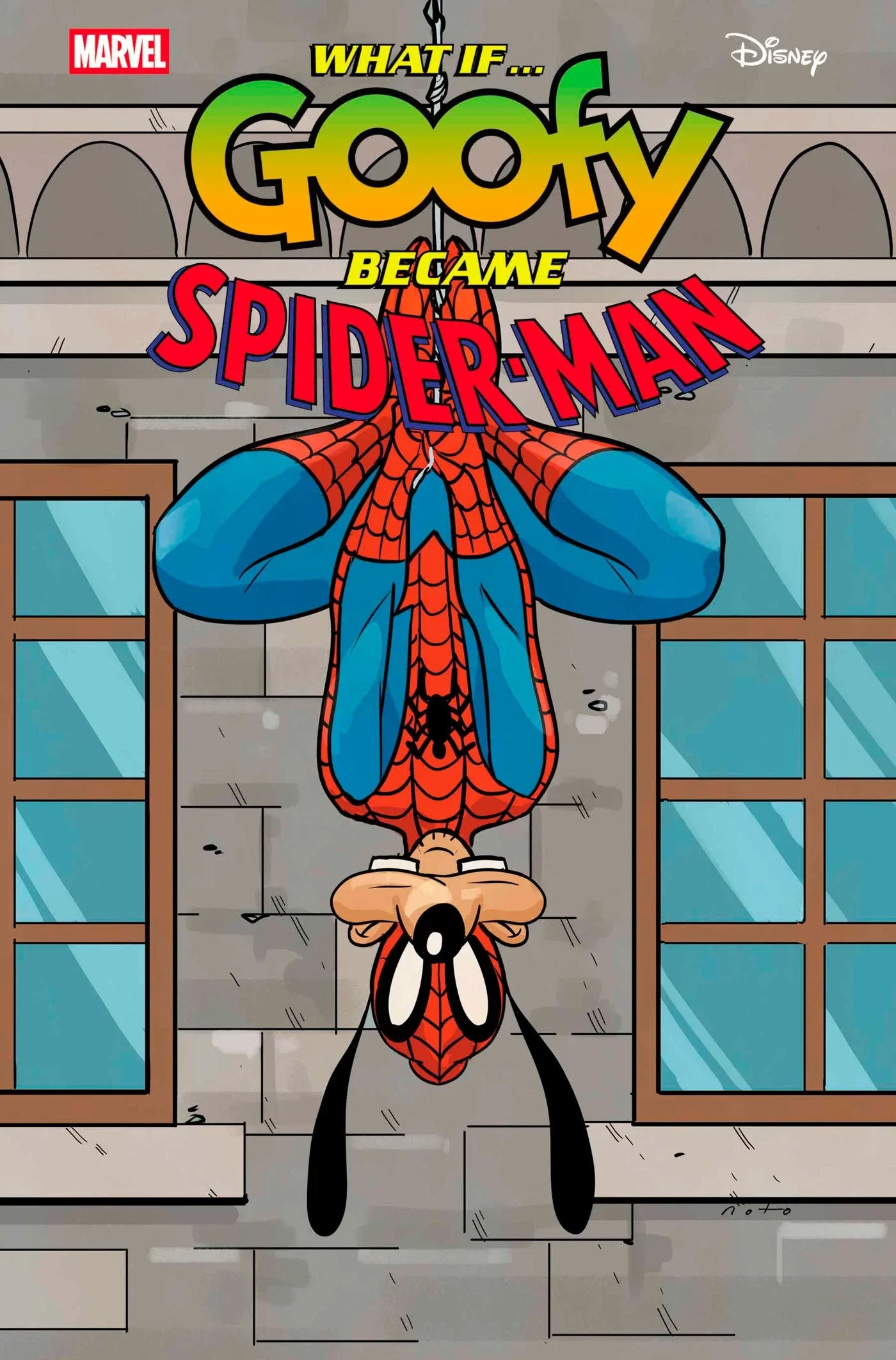 Marvel & Disney: What If...? Goofy Became Spider-Man #1 Phil Noto Goofy Spider-Man Variant