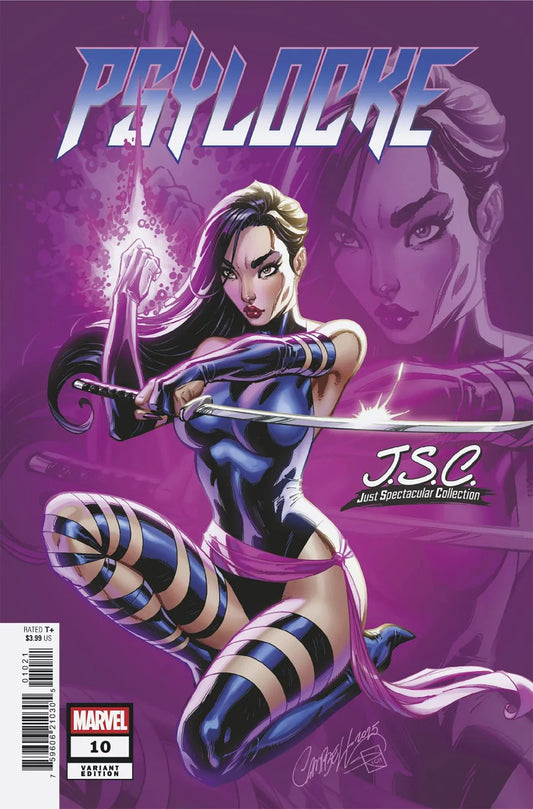 Psylocke #10 - J. Scott Campbell Just Spectacular Collection Variant