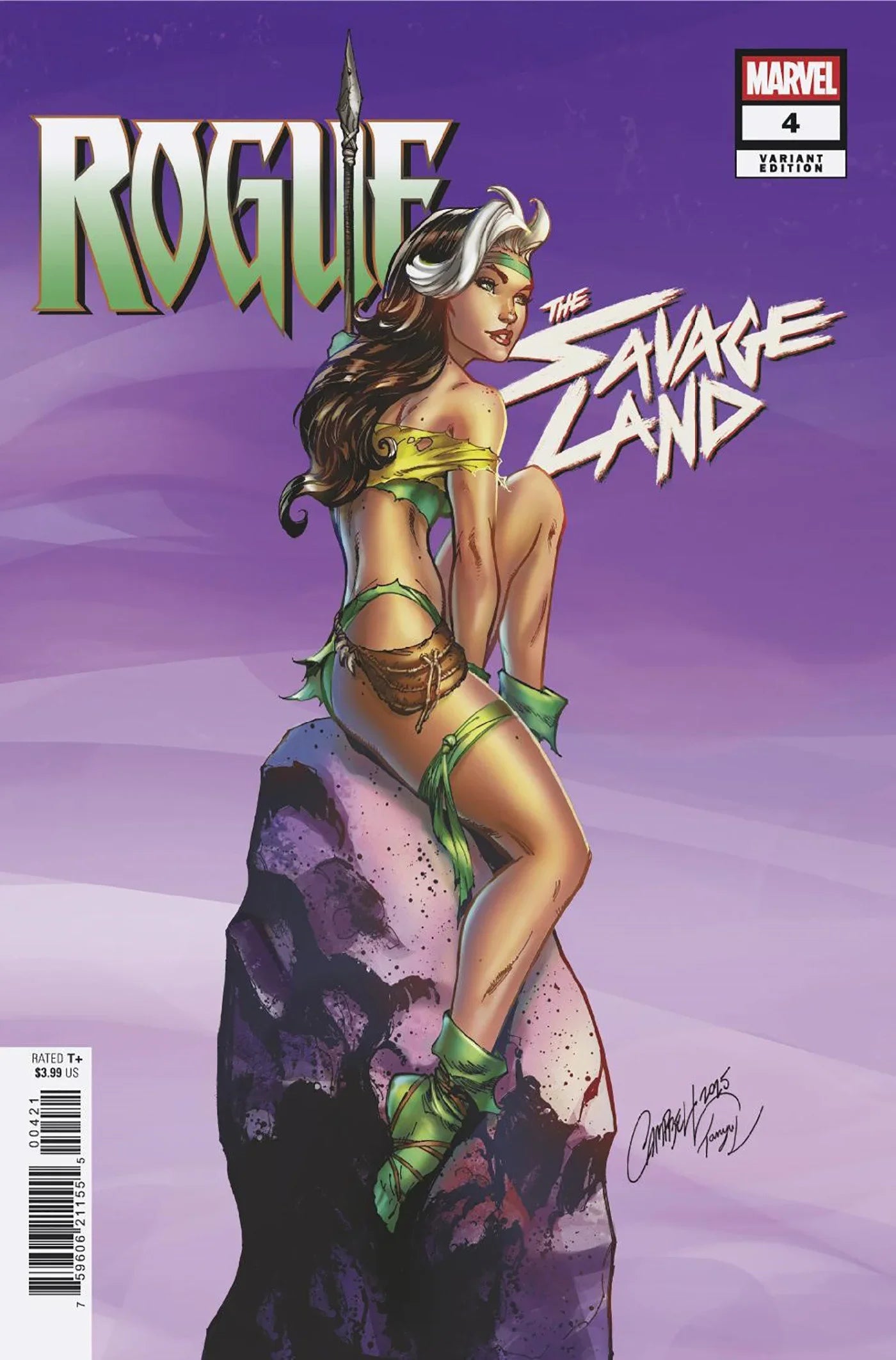 Rogue: Savage Land #4 - J. Scott Campbell Variant
