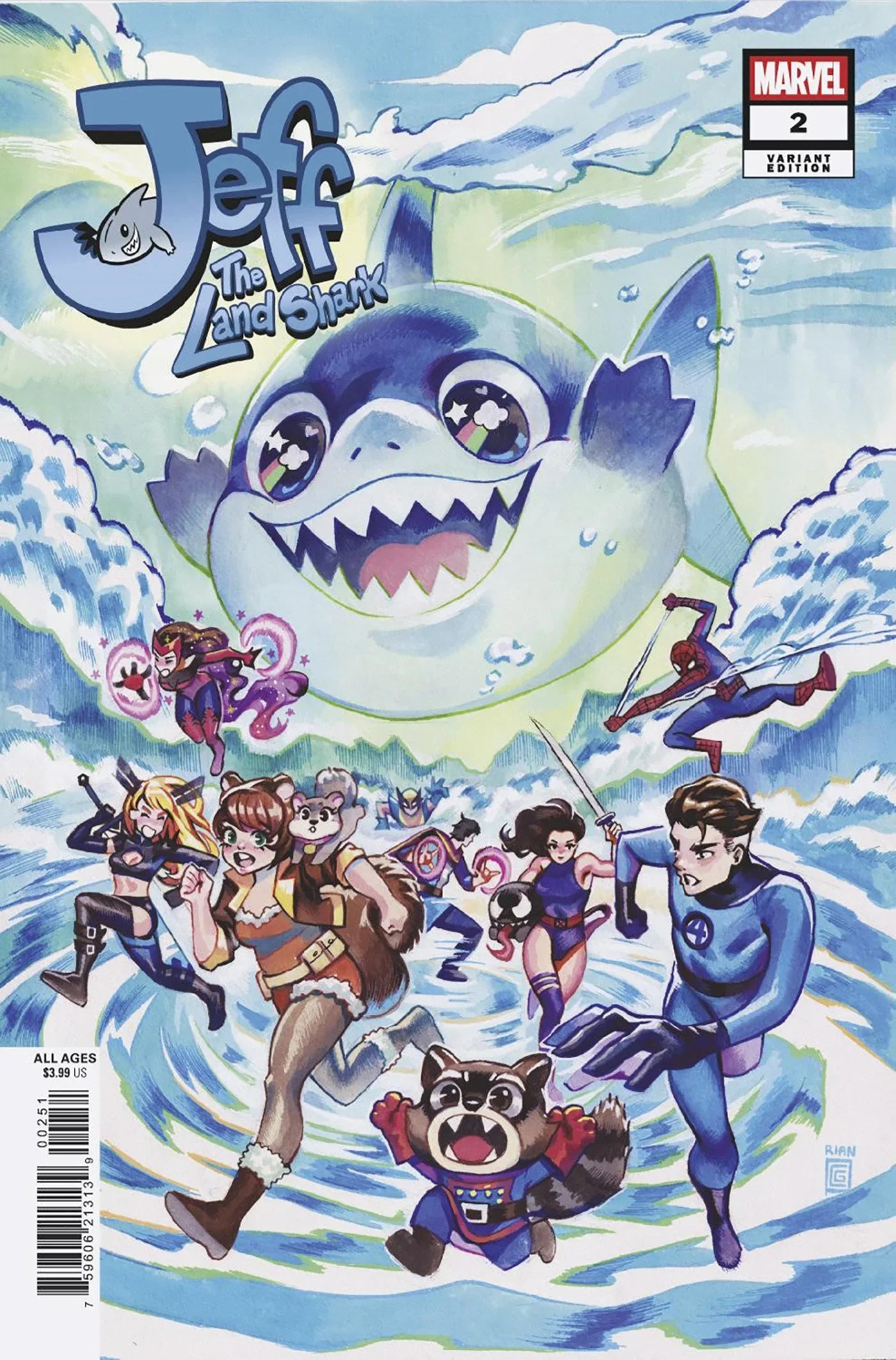 Jeff The Land Shark #2 Rian Gonzales Variant