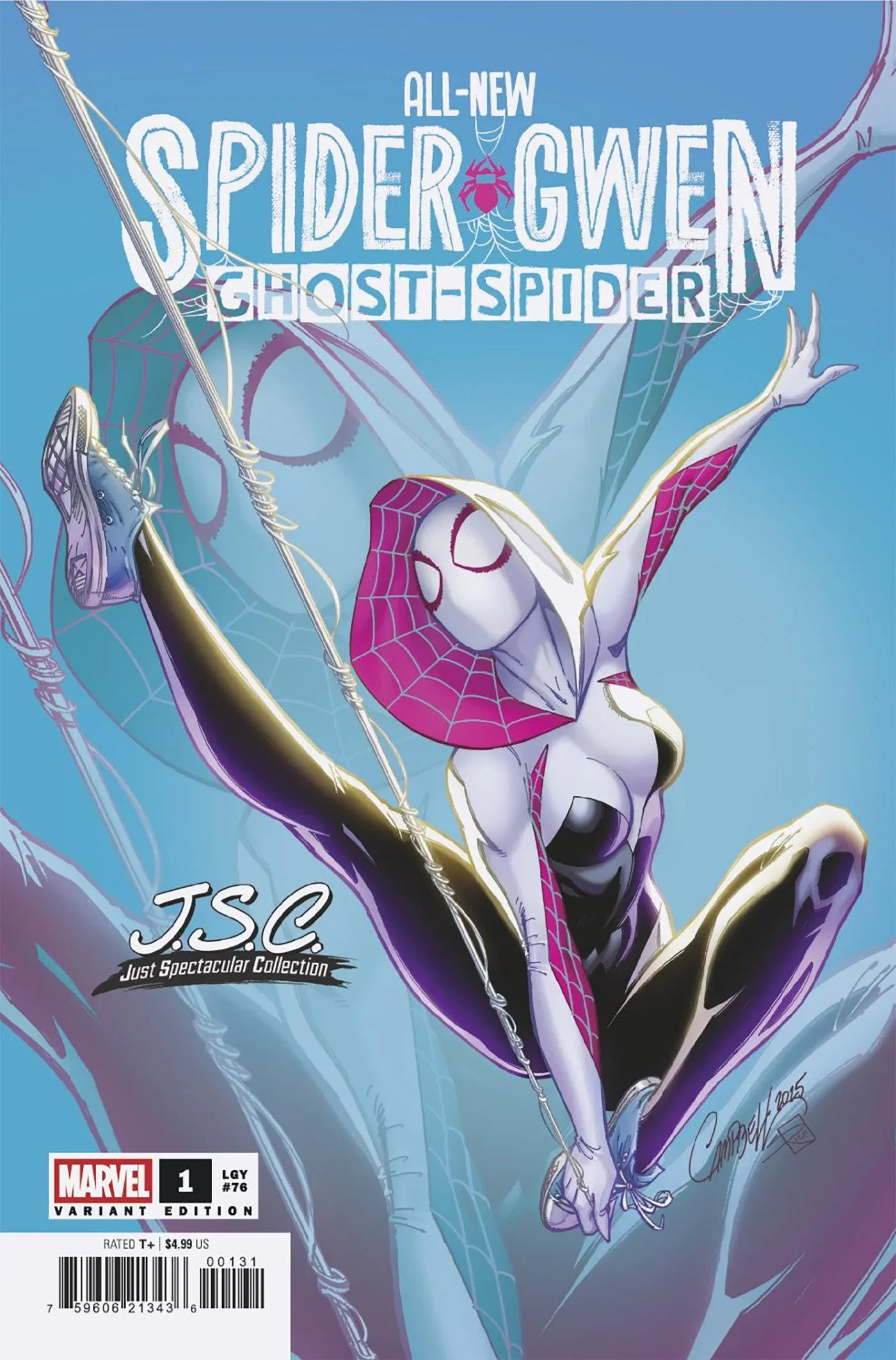 All-New Spider-Gwen: The Ghost-Spider #1 J. Scott Campbell Just Spectacular Collection Variant