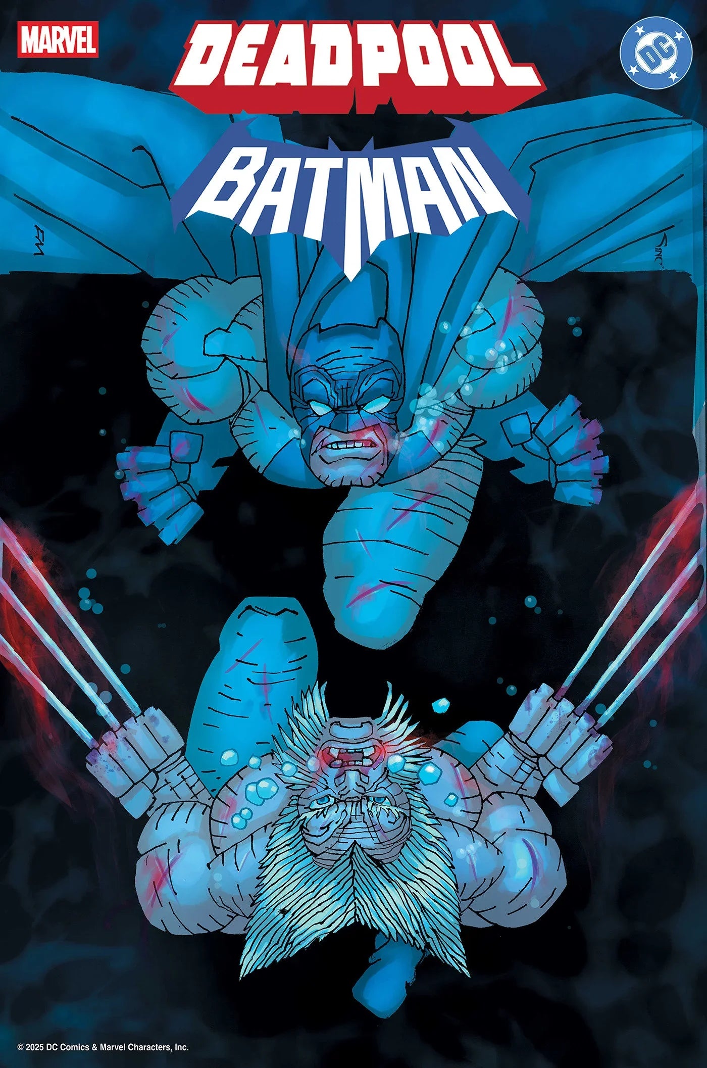 Marvel/DC: Deadpool/Batman #1 - Frank Miller Variant