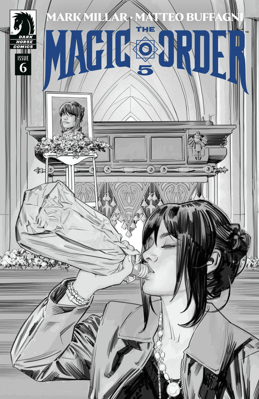 The Magic Order 5 #6 (Cover B) (Black & White) (Matteo Buffagni)