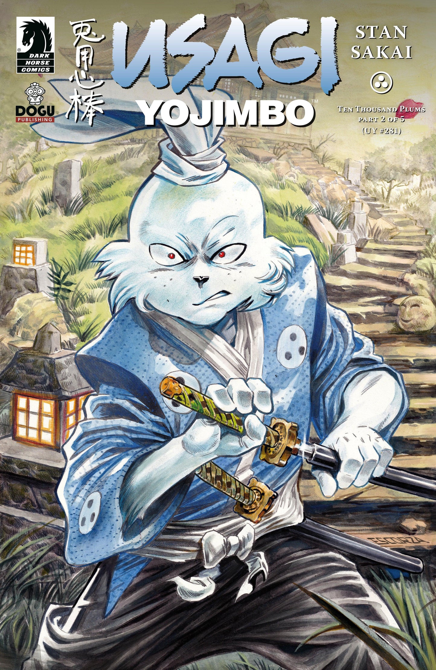Usagi Yojimbo Ten Thousand Plums #2 Cover B Escorzas