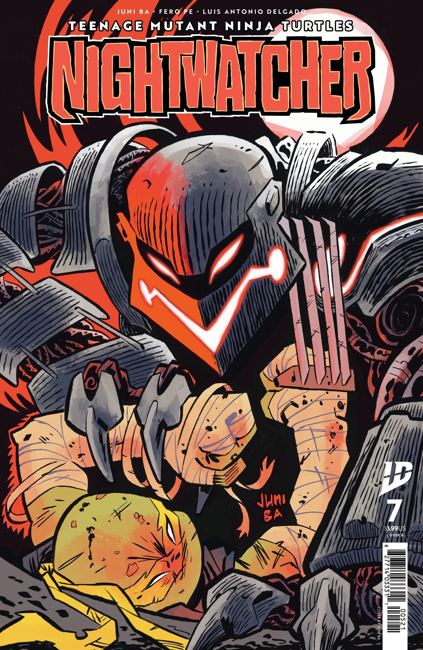 Teenage Mutant Ninja Turtles Nightwatcher #7 - Cover B Ba