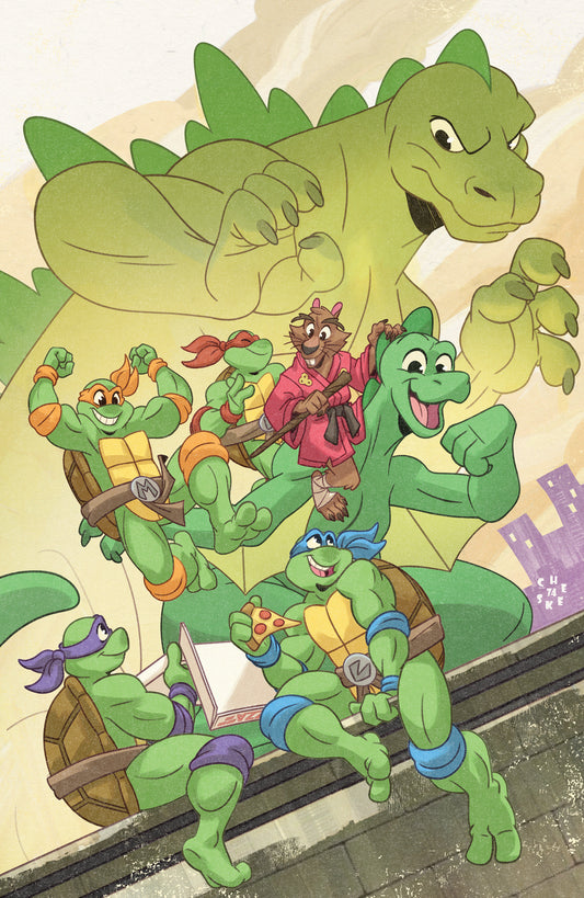 Teenage Mutant Ninja Turtles X Godzilla #1 - Variant Ri (50) (Galloway Full Art)