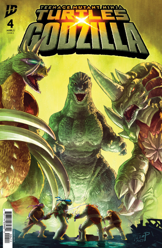 Teenage Mutant Ninja Turtles X Godzilla #4 - Cover A (Pe)