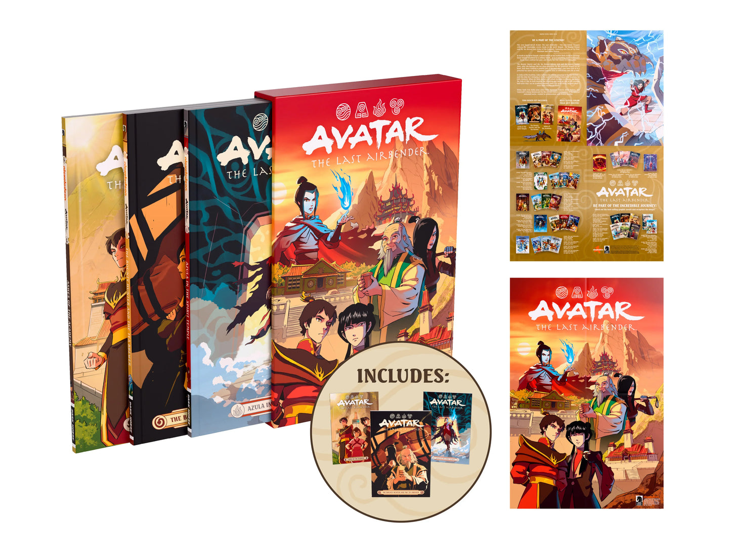 Avatar: The Last Airbender  - Fire And Family Treasury Boxed Set