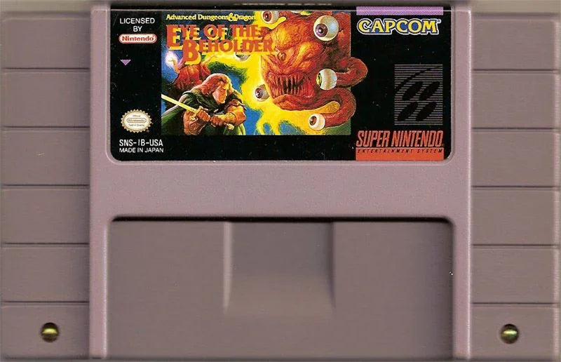 Advanced Dungeons & Dragons Eye of the Beholder - (Game Only) (Super Nintendo)
