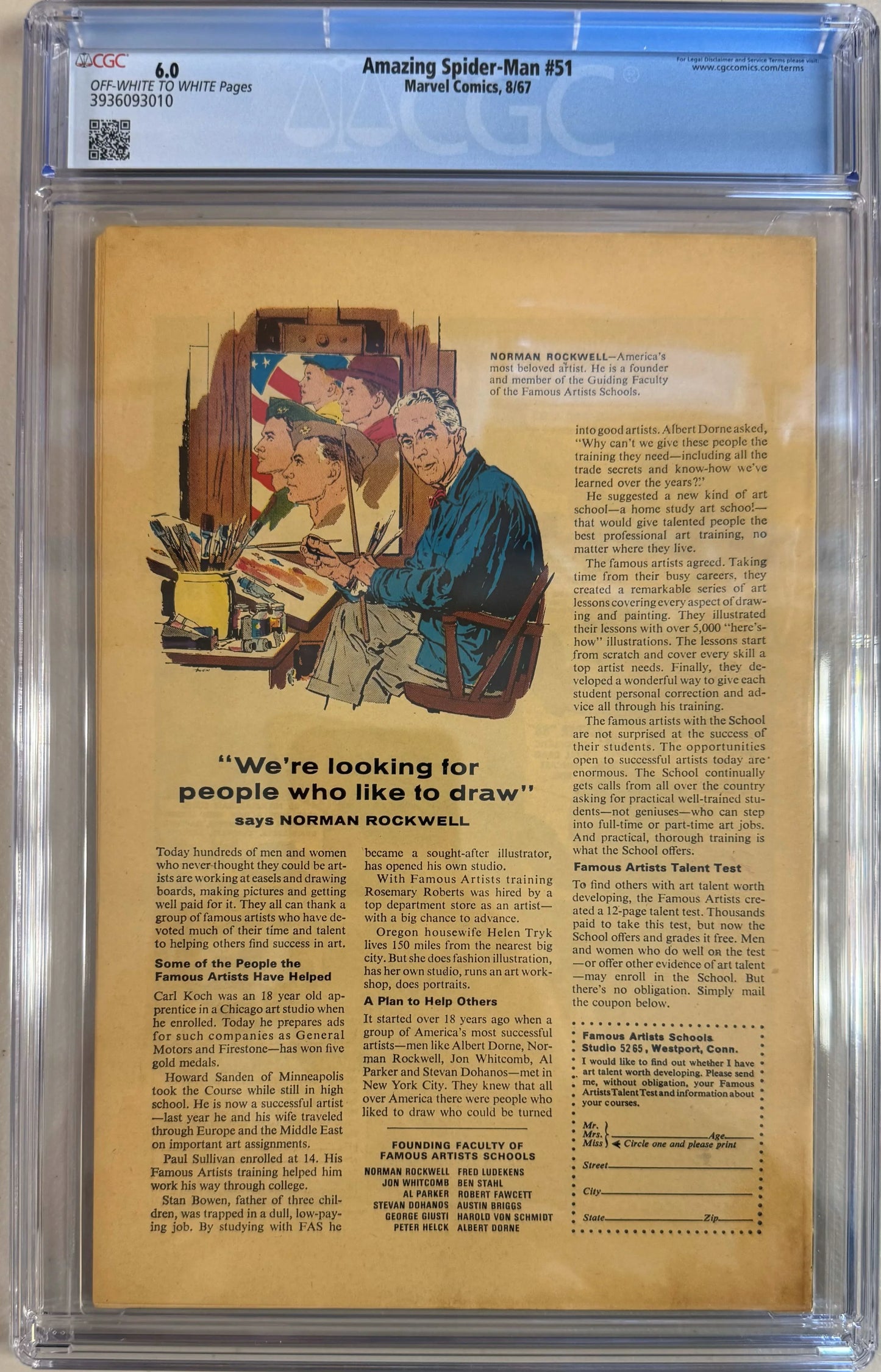 Amazing Spider-Man #51 - CGC Graded 6.0