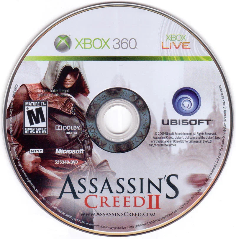 Assassin's Creed II - (Game Only) (Xbox 360)