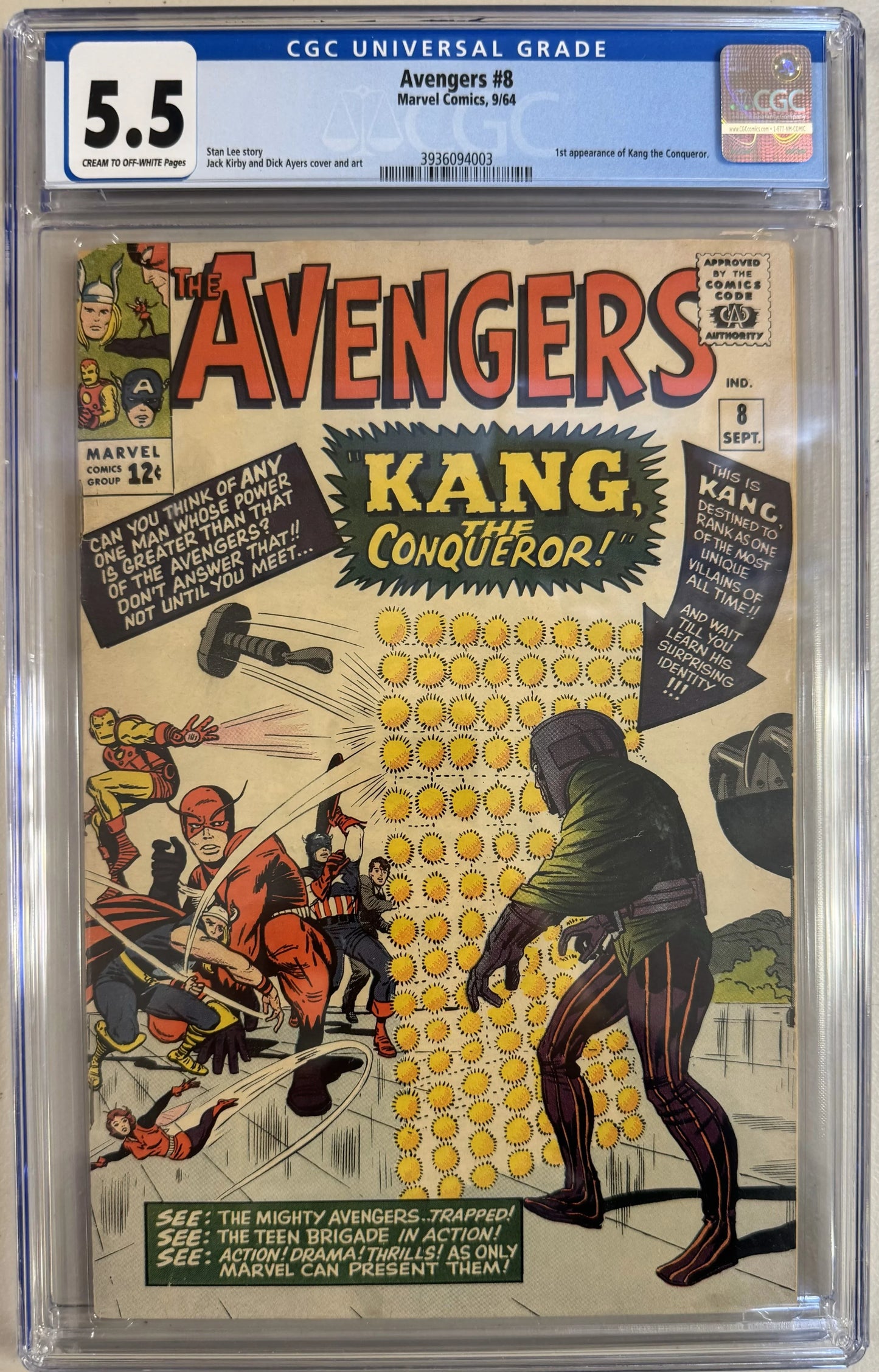 Avengers #8 - CGC Graded 5.5