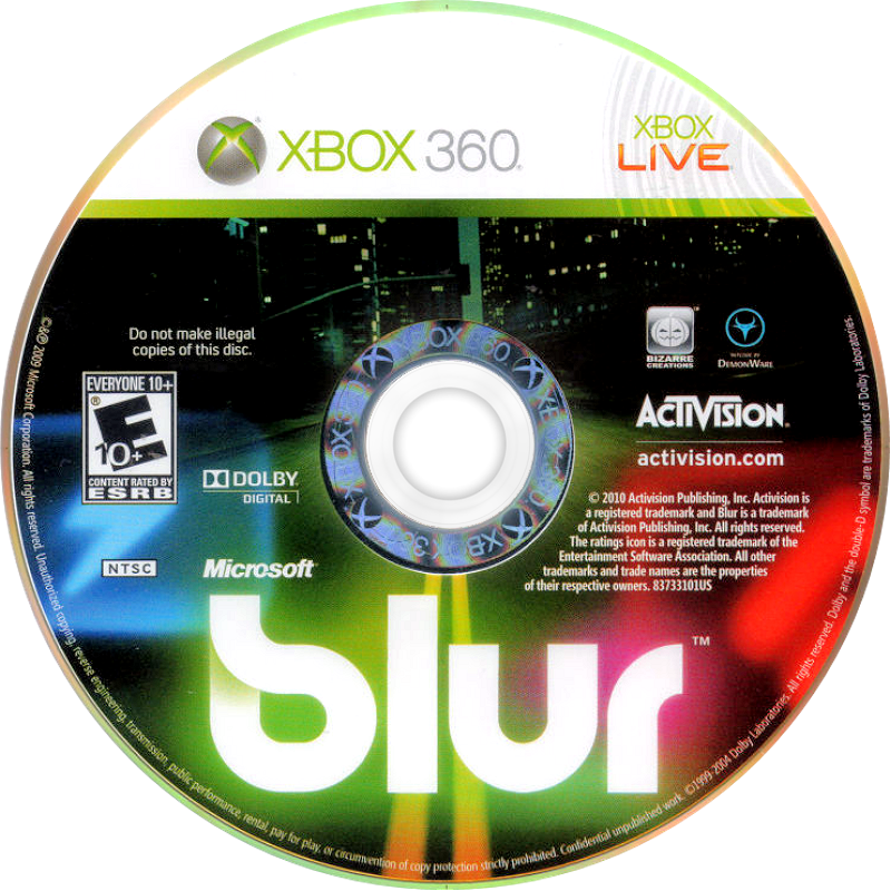 Blur - (Game Only) (Xbox 360)