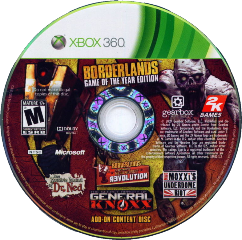 Borderlands [Game of the Year] - (GO) (Xbox 360)