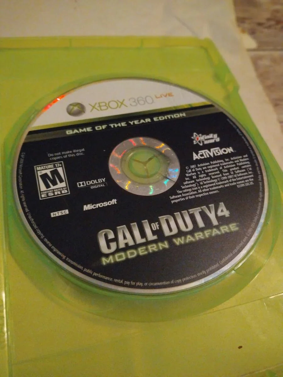 Call of Duty 4 Modern Warfare [Game of the Year] - (Game Only) (Xbox 360)